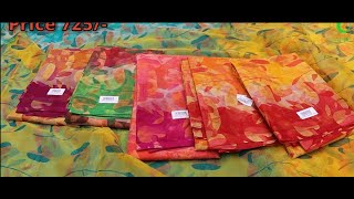 Italian Chiffon printed Sarees | Sarees under 500 | Sant Lal & Sons | Chiffon Saree Manufacturer |