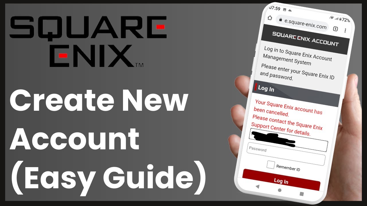 How to Create Square Enix Account - Square Enix Account