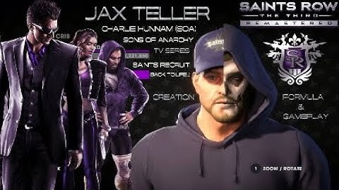Saints Row 3 Remastered - (SoA} Jax Teller (creation formula & gameplay)