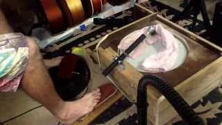 Homemade foot drum