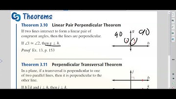 Geo A 3 4 notes proofs with perpendicular lines
