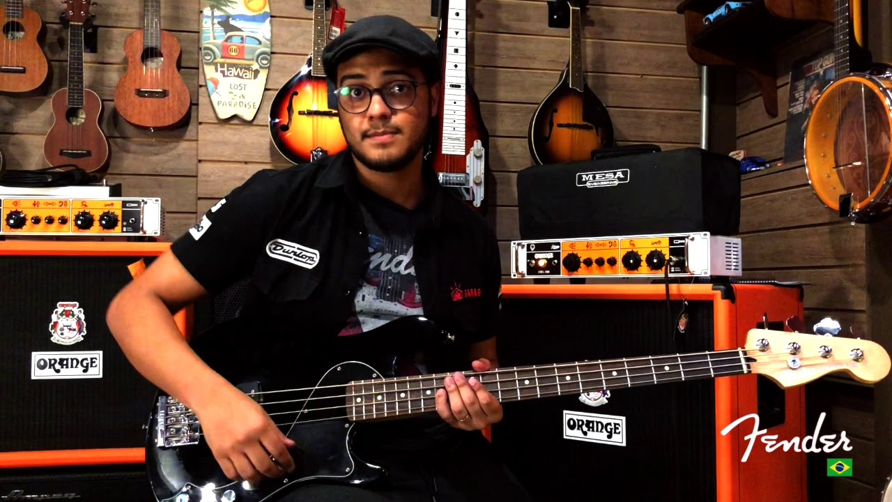 Review Fender Dimension Bass Active Deluxe - YouTube