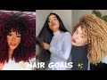 curly hair routine compilation✨curly girl method✨denman brush✨long curly hair✨curly hair compilation