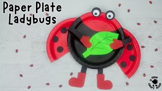 Paper Plate Ladybug Craft For Kids