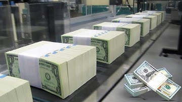 How Money is Printed -  100$ & 100€ Bill - Inside Banknote factory (Inside U.S. Dollar Factory)