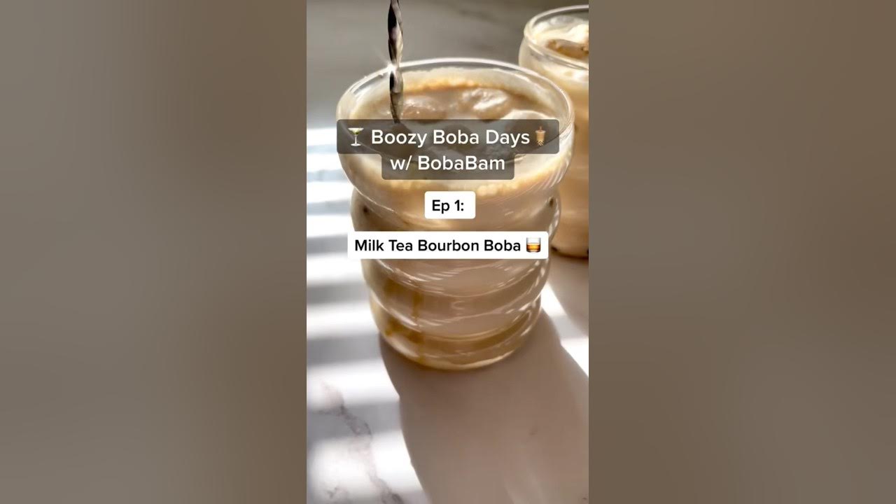 Bourbon Bubble Tea