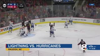 Tampa Bay Lightning falls to Carolina Hurricanes