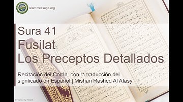 سورة 41. فصلت (ترجمة باللغة الأسبانية) | مشاري بن راشد العفاسي