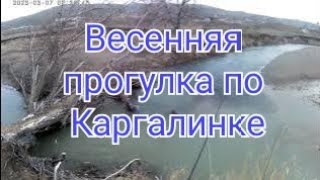 Рыбалка близ Алматы. Речка Каргалинка, весенняя прогулка