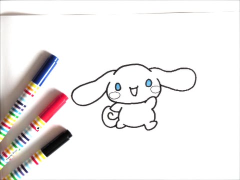 シナモロールの描き方 サンリオキャラクター How To Draw Cinnamoroll 그림 Youtube