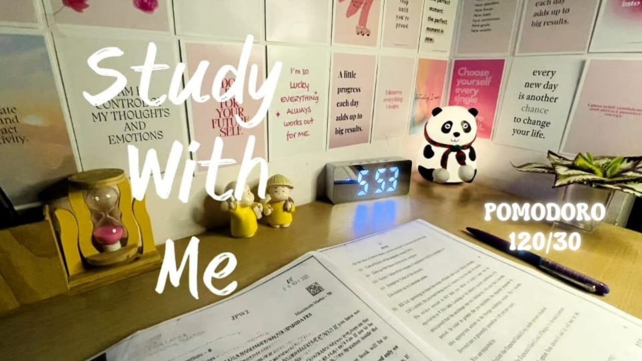 🌻LIVE 10 HOURS STUDY WITH ME 🔴 Gongbang | 120/30 Pomodoro | No Talking | Rainy Sound