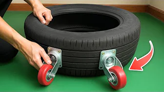 65-Years-Old Mechanic Taught Me This! Easy Way To Make Thousands Of Dollars From Old Tires!