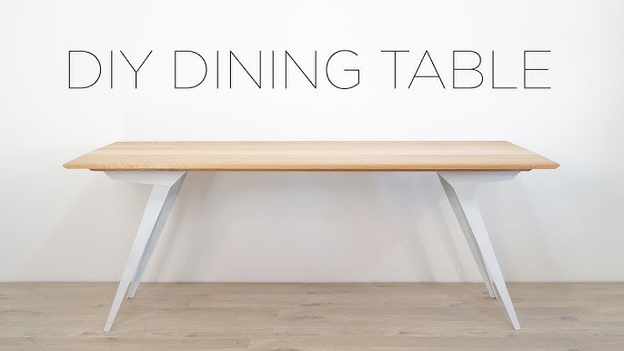 Diy Modern Dining Table Oak And Steel You Diy Modern Dining Table Oak And Steel, Homemade Modern Dining Table