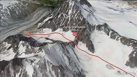 Haute Route Chamonix-Zermatt Classic_ day1_Ref Argentiere to Cabane Trient 3Dflight