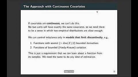 David Hirshberg: Balance in Causal Inference: Post...