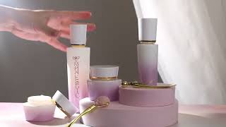 Luxury Cosmetic Packaging Set With Sparkling Layer