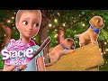 Barbie Puppy Obstacle Course! | Netflix Movie Clip | Barbie And Stacie To The Rescue!