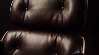 Eames Style Lounge Chair & Ottoman Brown Leather - SCOTT HOWARD http://www.scotthoward.ru.