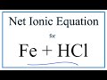 Chemical Reactions and Ionic Equations