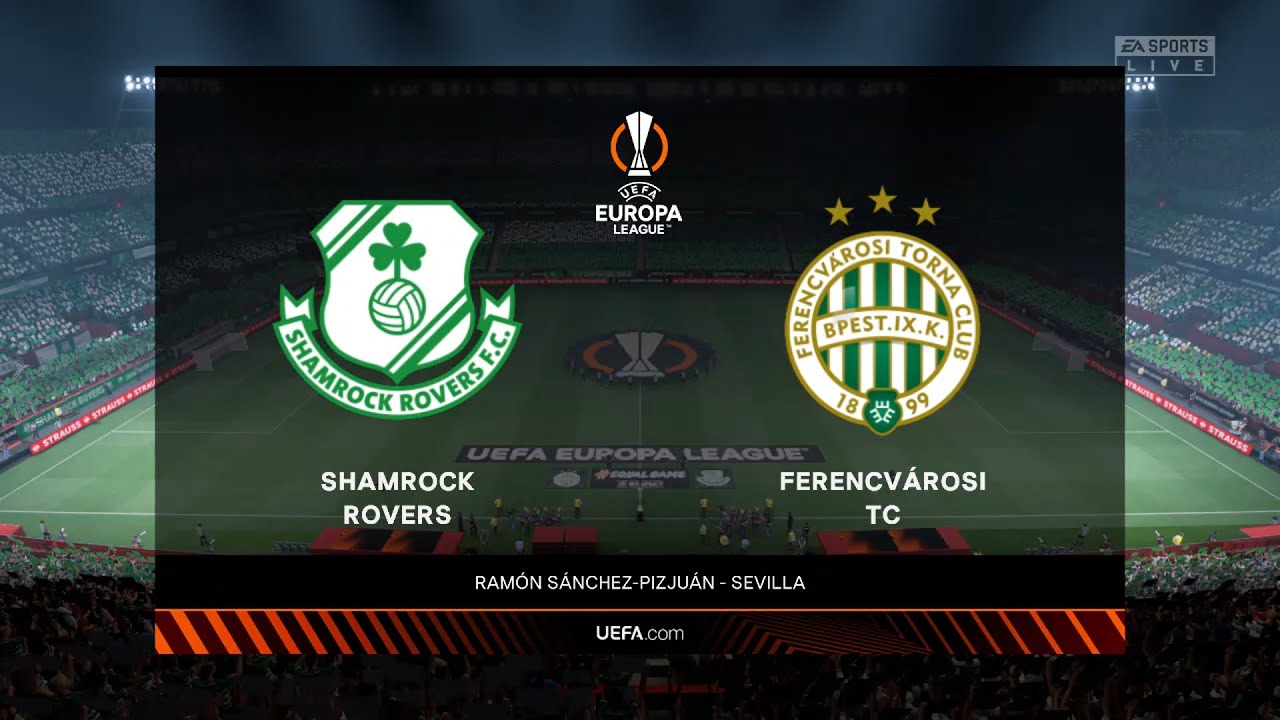 ⚽ Shamrock Rovers vs Ferencváros ⚽, UEFA Europa League (25/08/2022)