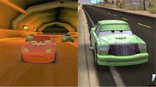 Cars Alive - Lightning Mcqueen Vs Chick Hicks In Cars 1 & Cars 2 Race Gameplay