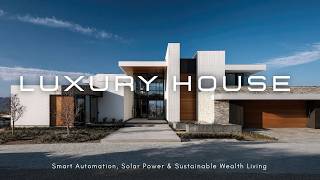 Minimalist Luxury Dream Home Tour  | Smart Automation, Solar Power &amp; Sustainable Wealth Living