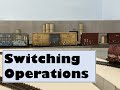 Switching Operations - Modern Day HO scale layout Model Railroad thumbnail