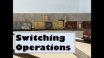 Switching Operations - Modern Day HO scale layout Model Railroad