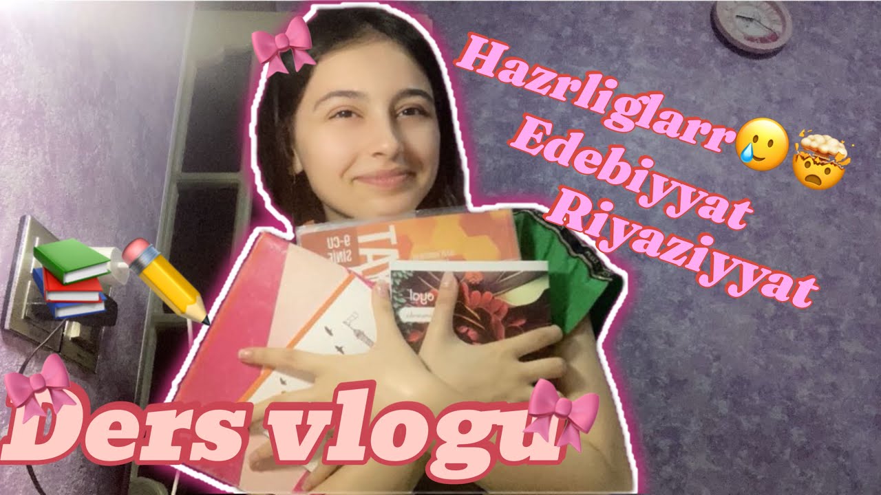 Dərs vlogu/ Hazırlıq dərsləri🎀