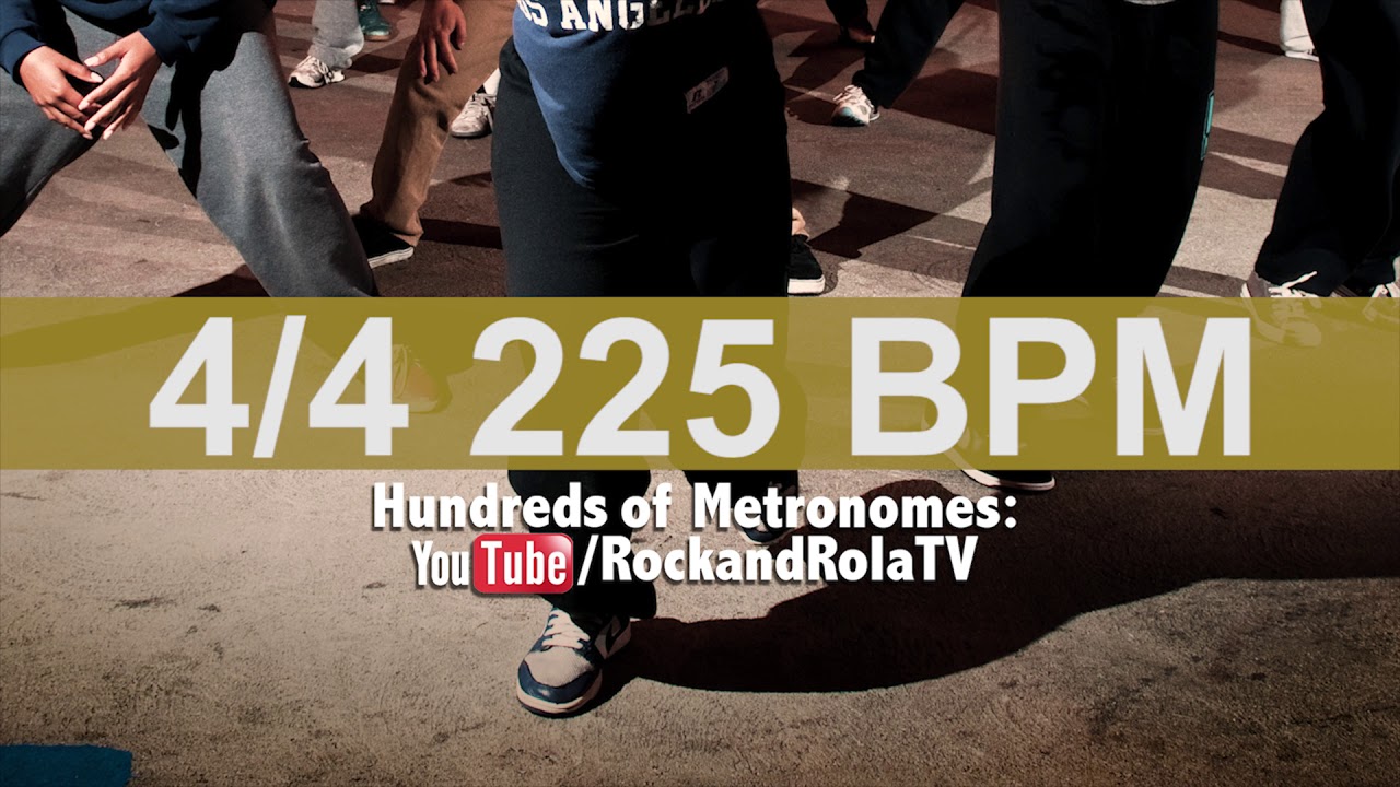 🔴 225 BPM Modern Hip Hop Metronome