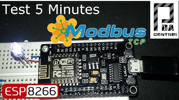 NodeMCU ESP8266 12E  Modbus TCP/IP Control I/O  : PDAControl