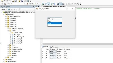 How to  Create AutoComplete TextBox in VB.NET Using SQL Database in Hindi | VB.NET With SQL Table.