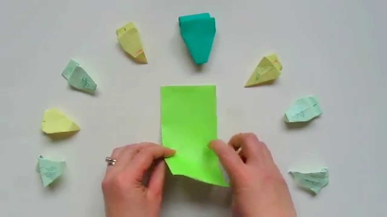 How to fold a simple origami hopping frog YouTube