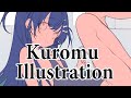 【お絵描き雑談】ぶいすぽ所属夜乃くろむちゃんのバニー描きます【Live drawing】