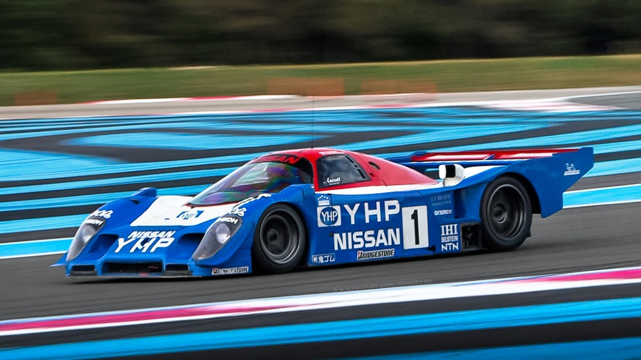 JAPAN RAT JPRAT BASS ROCK(ニヒル シニカル) 1990 Nissan R90CP sound in action: Low-Drag JSPC Group C Monster