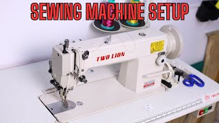 How to set up an Industrial Sewing Machine