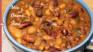 Hearty Mixed Beans Stew: A Cozy Winter Recipe Delight  Pabs Kitchen