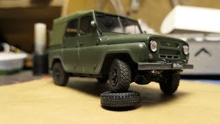 Строю модель УАЗ 469 на Р/У в масштабе 1:24.Часть 8