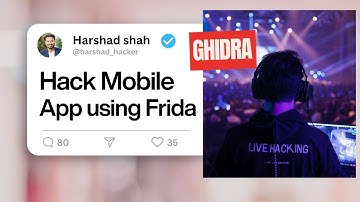 Hacking Mobile Apps using Frida and Ghidra | Offensive Mobile Penetration Testing #cybersecurity