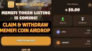 MEMEFI COIN ~ How To CREATE & LINK WALLET For Claiming Airdrop