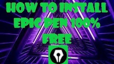 How to install Epic pen || 100% FREE || Learning in Computer