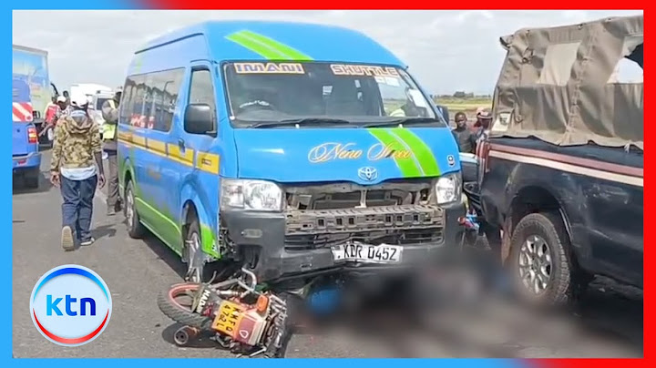 3 people die in Mwea road accident involving a motorcycle and a Matatu