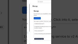 Recap Demo: Turn Jira Work into a Status Report in One Click 🚀 #atlassian #recap #statusreports