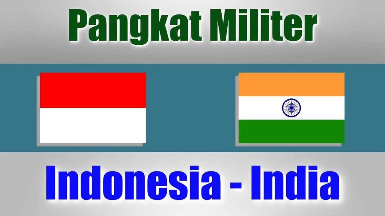 Perbandingn Pangkat Perwira Militer Indonesia Dan India Youtube