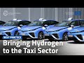 How does hype aim to transform the taxi sector with hydrogen