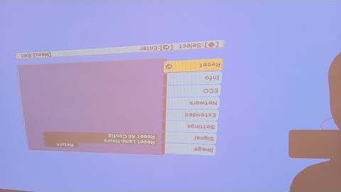 How to flip projection on projector screen - How to rotate projector screen on Epson EB W51 - H977B