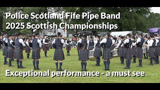 Police Scotland Fife Pipe Band Excel In The 2025 Scottish Pipe Band Championships In Dumbarton