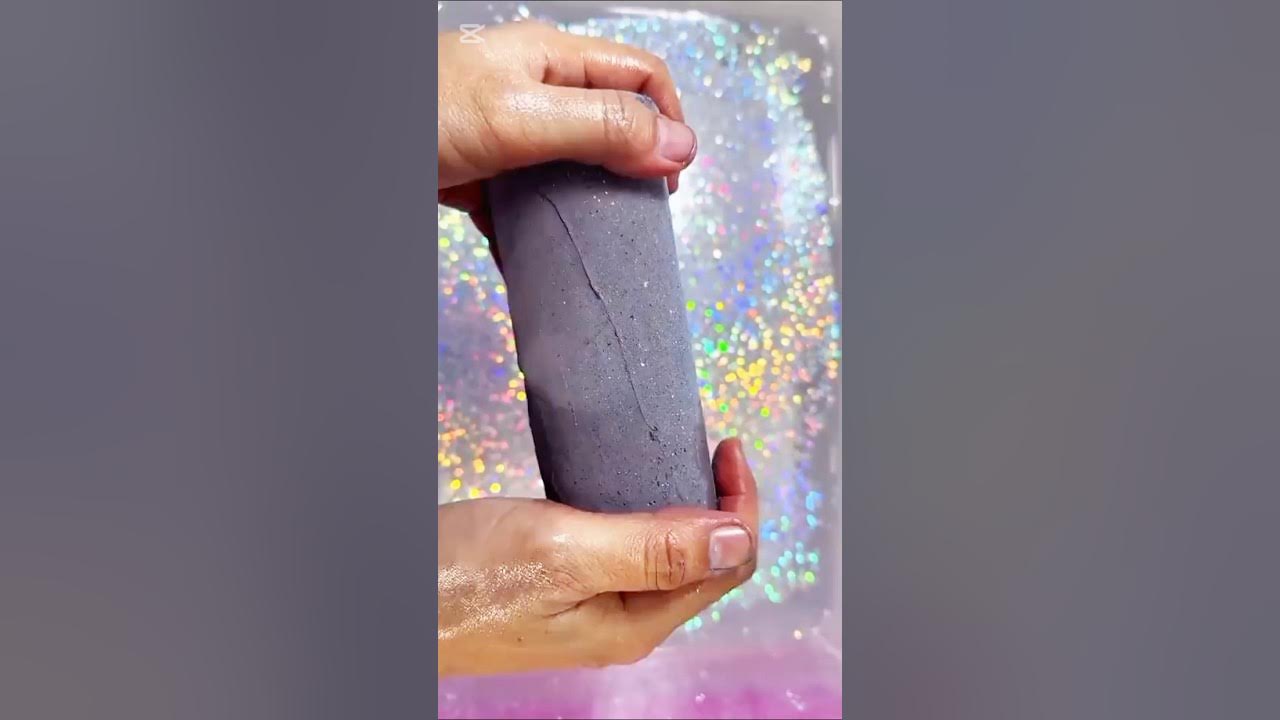 Gray cilender water crush asmr shorts youtubeshorts