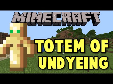 How To Use The Totem Of Undying In Minecraft : The drop rate is not ...