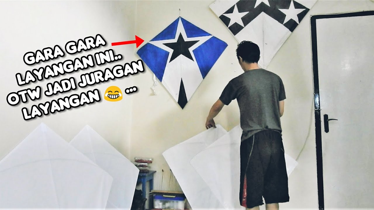 Cara Membuat Layangan 110 Cm Dari Bambu Bekas Gara2 Dapat Layangan Hasil Ngebandang-How to Make Kite